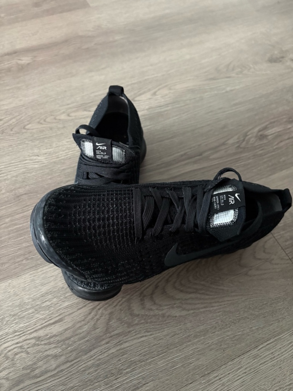 Nike Black Women's Air Flyknit Athletic Sneakers